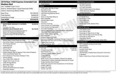 2018 RAM 1500 Express
