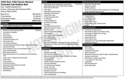 2022 RAM 1500 Classic Warlock
