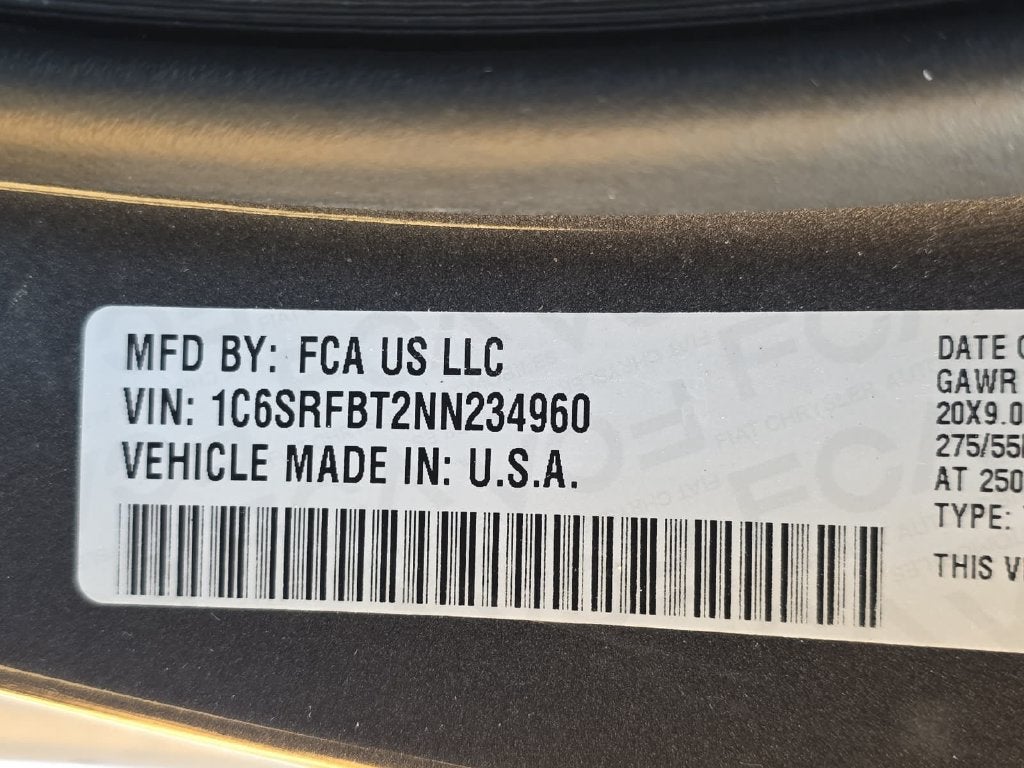 2022 RAM 1500 Lone Star