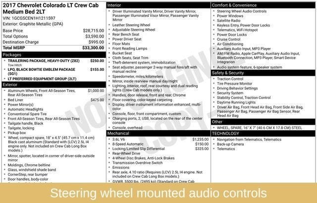2017 Chevrolet Colorado 2WD LT