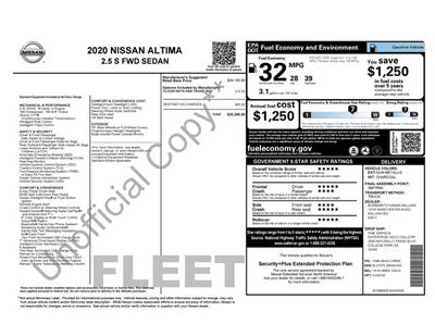 2020 Nissan Altima 2.5 S