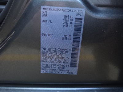 2025 Nissan Altima SR