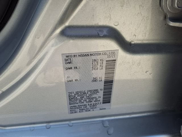 2024 Nissan Altima 2.5 SV
