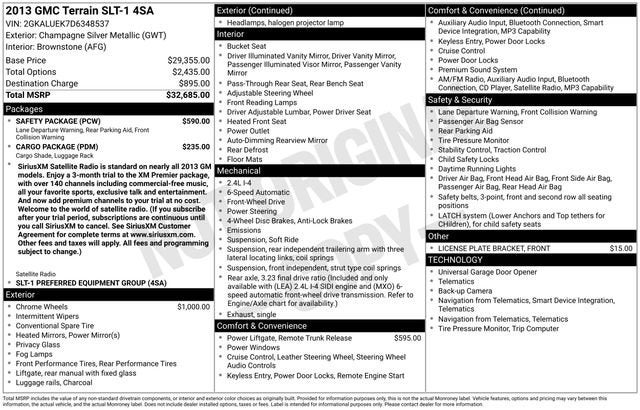 2013 GMC Terrain SLT