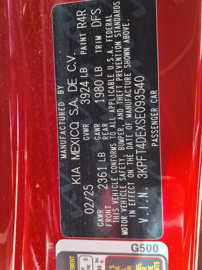 2025 Kia K4 LXS