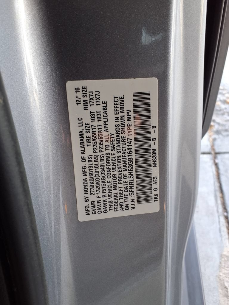 2016 Honda Odyssey EX-L