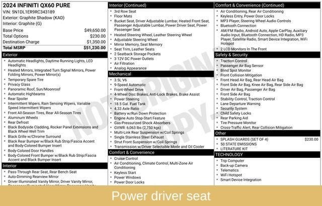 2024 INFINITI QX60 PURE