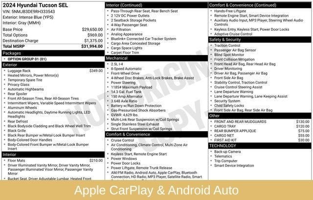 2024 Hyundai Tucson SEL