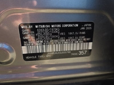 2025 Mitsubishi Outlander Sport S