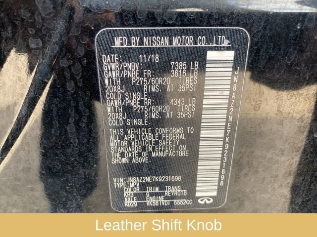 2019 INFINITI QX80 LUXE