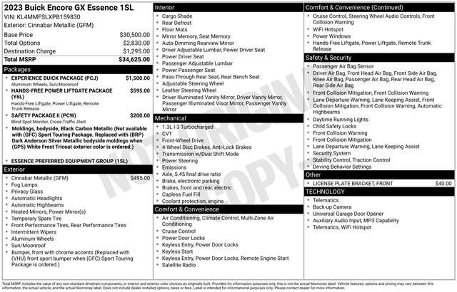 2023 Buick Encore GX Essence