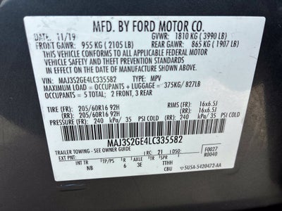 2020 Ford EcoSport SE