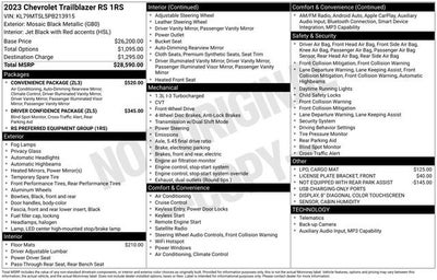 2023 Chevrolet Trailblazer RS