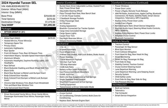 2024 Hyundai Tucson SEL