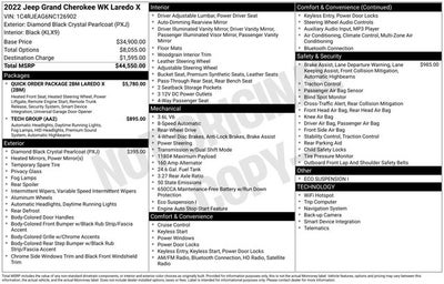 2022 Jeep Grand Cherokee WK Laredo X