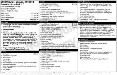 2023 Chevrolet Silverado 1500 LTZ