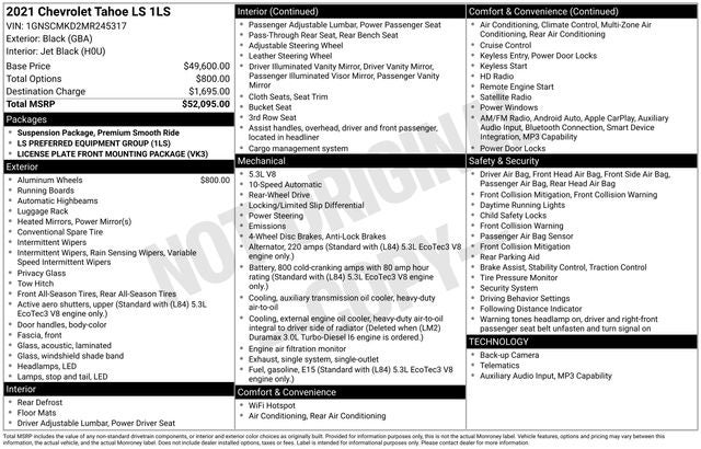 2021 Chevrolet Tahoe LS