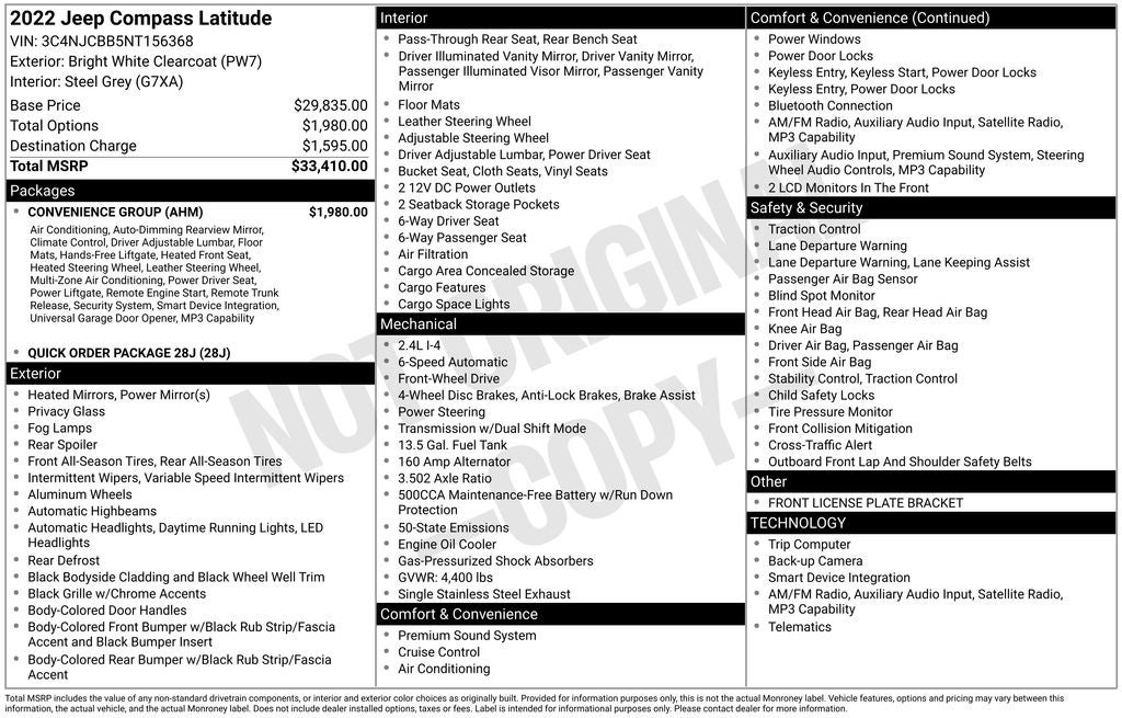 2022 Jeep Compass Latitude