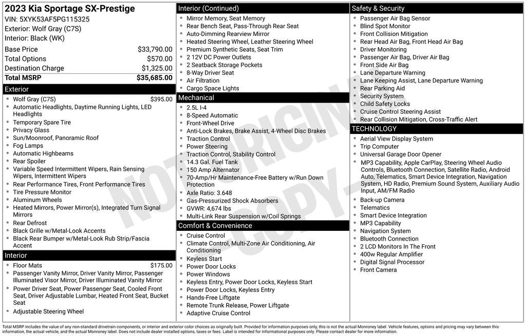 2023 Kia Sportage SX-Prestige