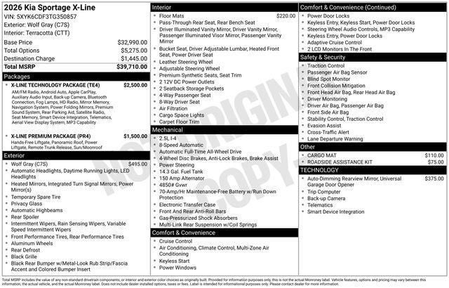 2026 Kia Sportage X-Line