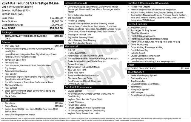 2024 Kia Telluride SX-Prestige X-Line
