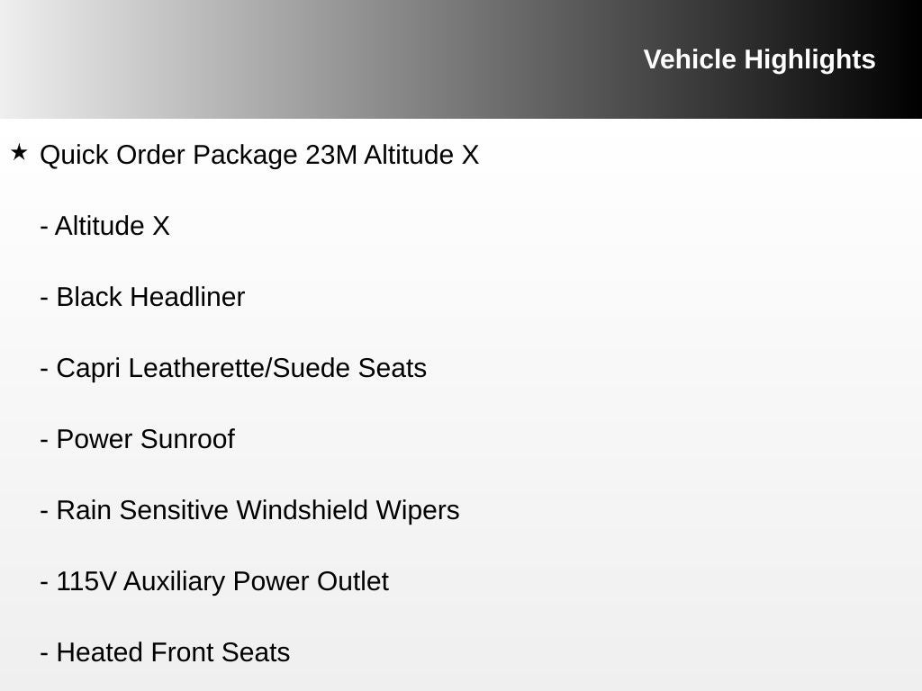 2024 Jeep Grand Cherokee Altitude X