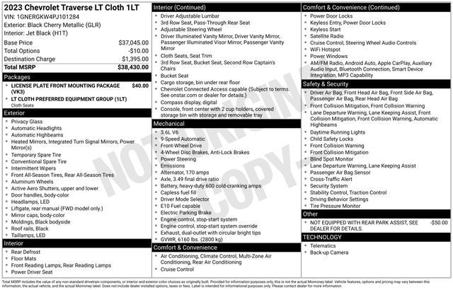 2023 Chevrolet Traverse LT 1LT