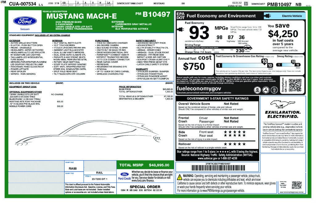 2023 Ford Mustang Mach-E Premium