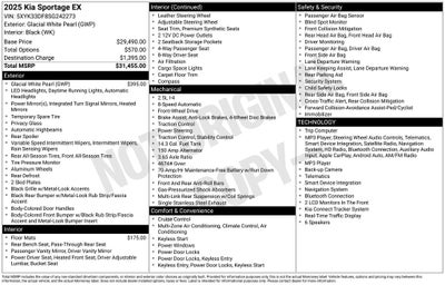 2025 Kia Sportage EX