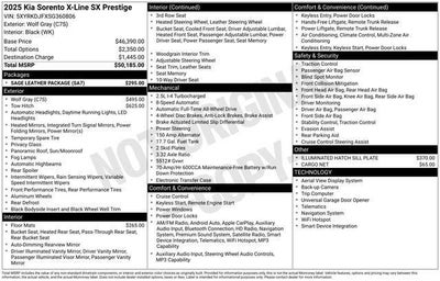 2025 Kia Sorento X-Line SX Prestige