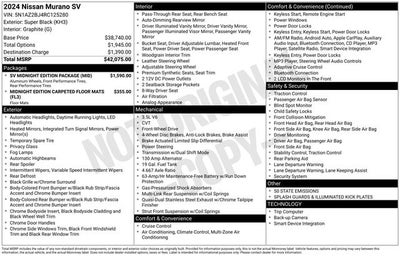 2024 Nissan Murano SV