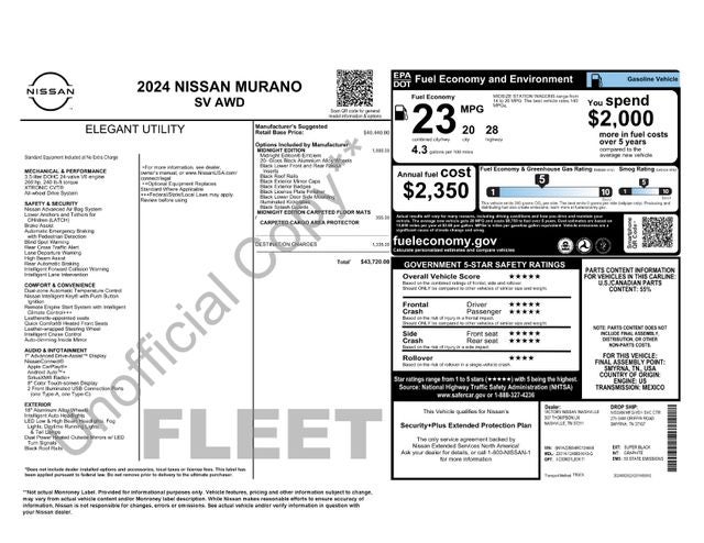 2024 Nissan Murano SV