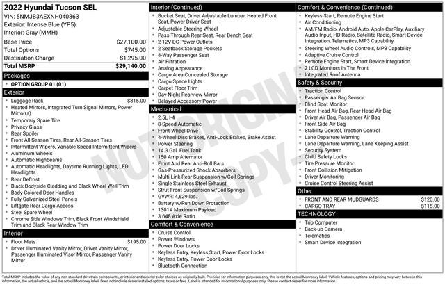 2022 Hyundai Tucson SEL