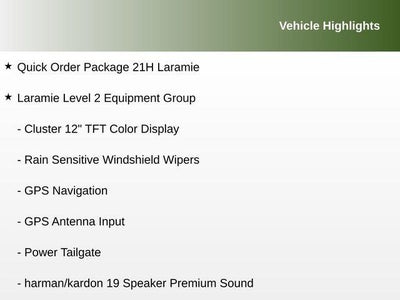 2025 RAM 1500 Laramie Crew Cab 4x4 5'7' Box