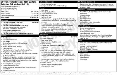 2018 Chevrolet Silverado 1500 Custom
