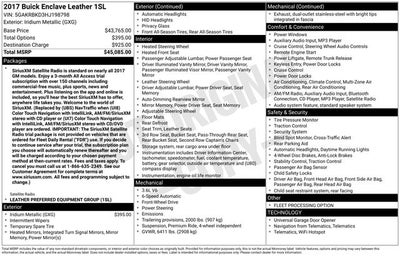 2017 Buick Enclave Leather Group