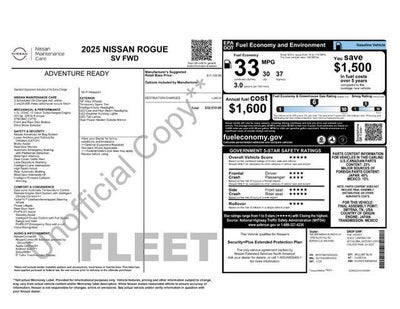 2025 Nissan Rogue SV FWD