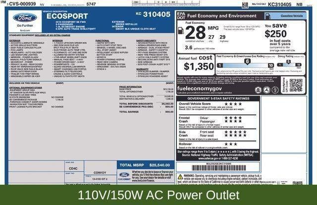 2019 Ford EcoSport SE