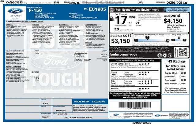 2013 Ford F-150 Lariat