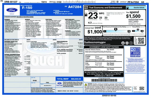 2023 Ford F-150 Platinum