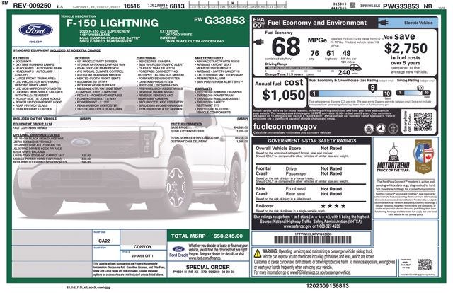 2023 Ford F-150 Lightning XLT