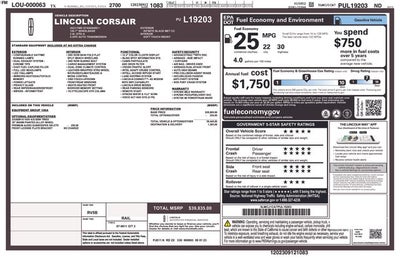2023 Lincoln Corsair Standard
