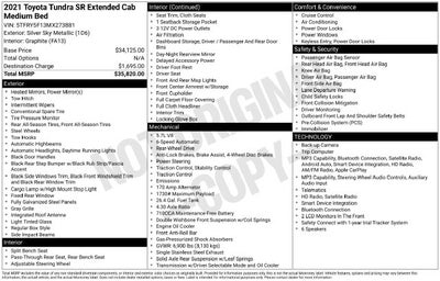 2021 Toyota Tundra Base