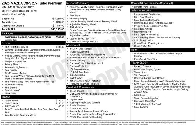 2025 Mazda Mazda CX-5 2.5 Turbo Premium