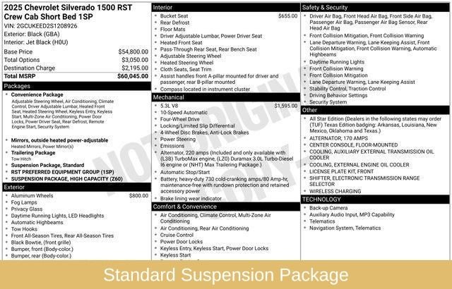 2025 Chevrolet Silverado 1500 RST