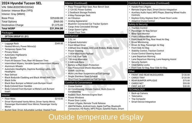 2024 Hyundai Tucson SEL