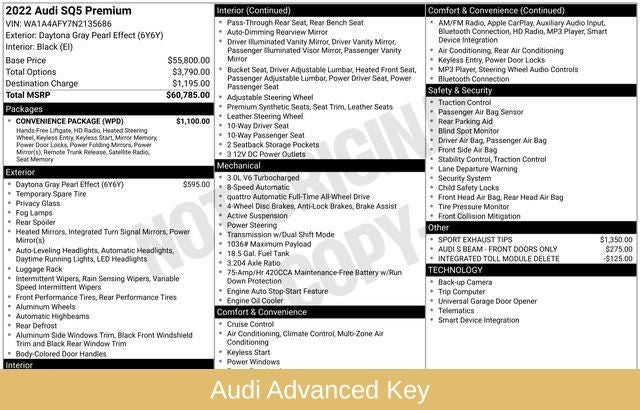 2022 Audi SQ5 Premium quattro