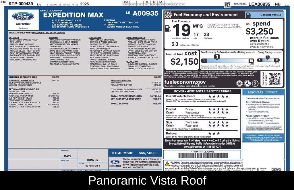 2020 Ford Expedition Max XLT