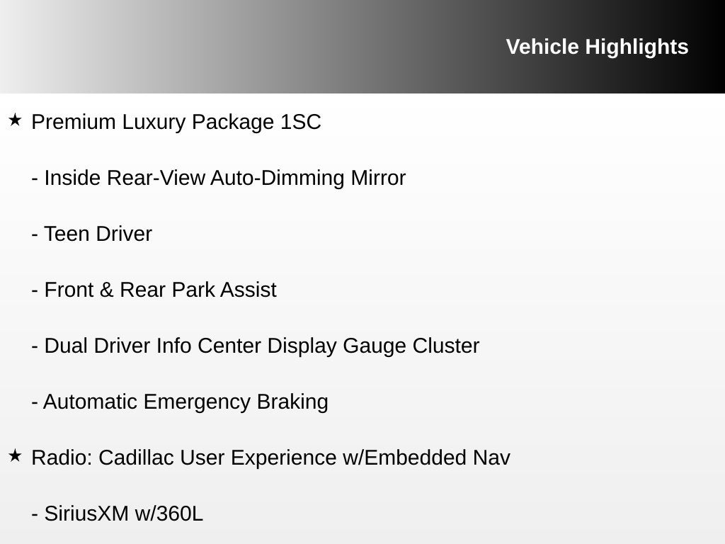 2023 Cadillac XT6 Premium Luxury