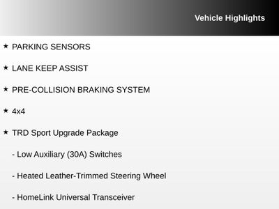 2025 Toyota Tacoma TRD Sport